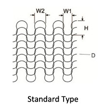 standard knitted type