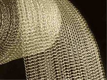 100mm Width Brass Wire Knitted Mesh