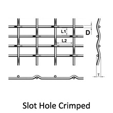 slot hole crimped