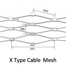 x type cable mesh