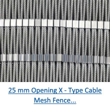 25 mm opening cable mesh fence pdf
