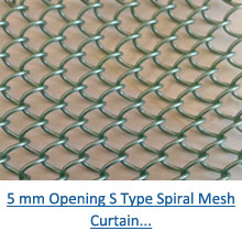 5 mm opening s type spiral mesh curtain pdf