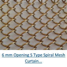 6 mm opening s type spiral mesh curtain pdf