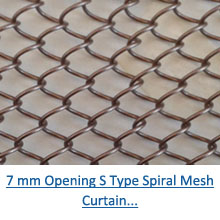 7 mm opening s type spiral mesh curtain pdf